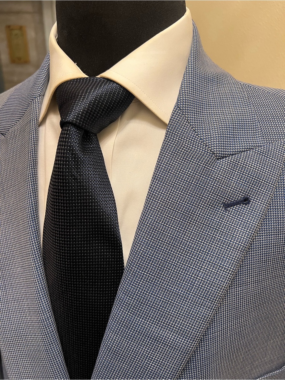 NWT Paul Fredrick Sport Coat Blazer Jacket Blue Men 56R